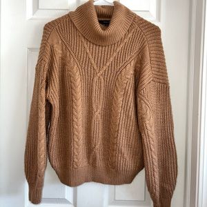 Oversized turtleneck Knit sweater